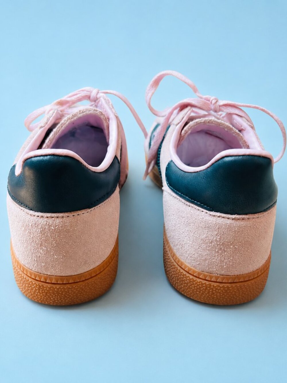 adidas Handball Spezial Sneakers Clear Pink / Arctic Night | Women's Size 9.5 - Picture 4 of 5